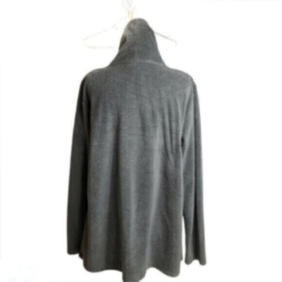 Cynthia Rowley Grey Draped Cardigan Large - Picture 3 of 8
